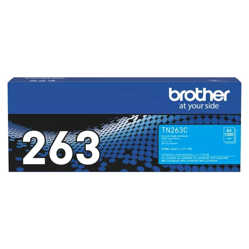 ตลับหมึกโทนเนอร์ Brother TN-263C สีฟ้า