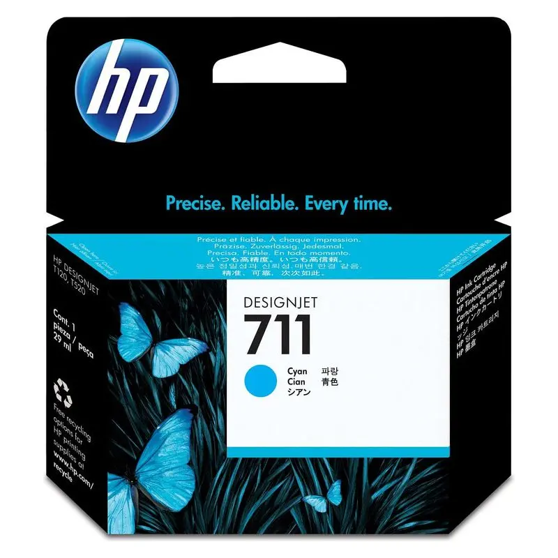 ตลับหมึกอิงค์เจ็ท HP CZ130A สีฟ้า รูปที่ 2