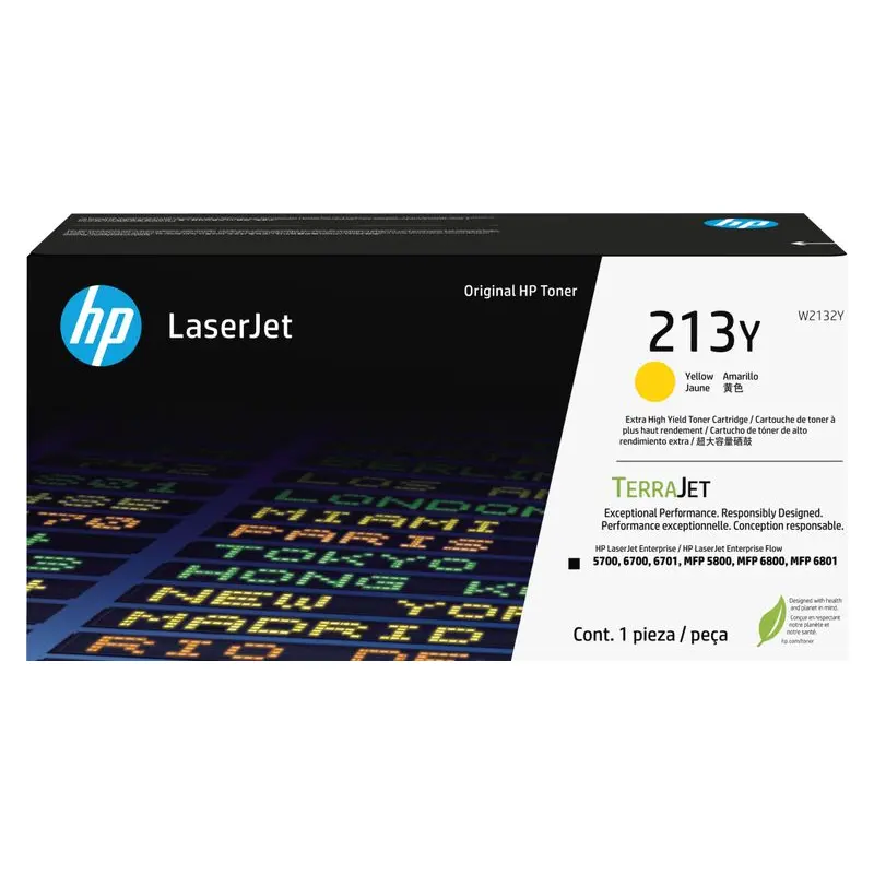 ตลับหมึกโทนเนอร์ HP W2132Y สีเหลือง