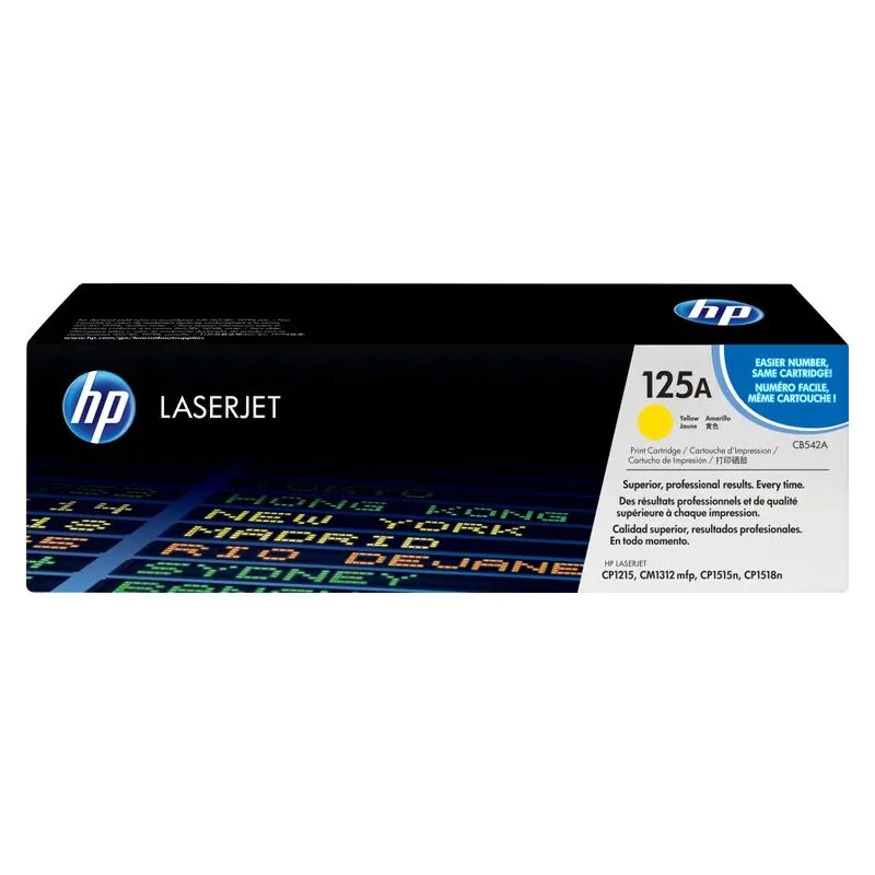 ตลับหมึกโทนเนอร์ HP CB542A สีเหลือง