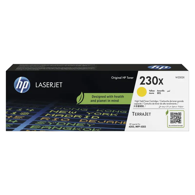 ตลับหมึกโทนเนอร์ HP W2302X สีเหลือง