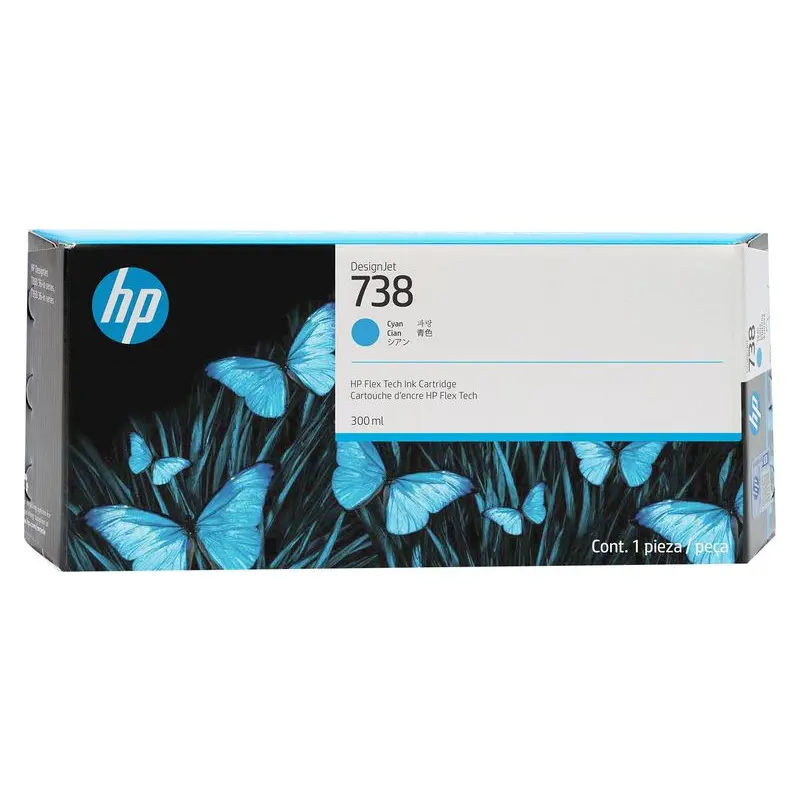 ตลับหมึกอิงค์เจ็ท HP 676M6A สีฟ้า