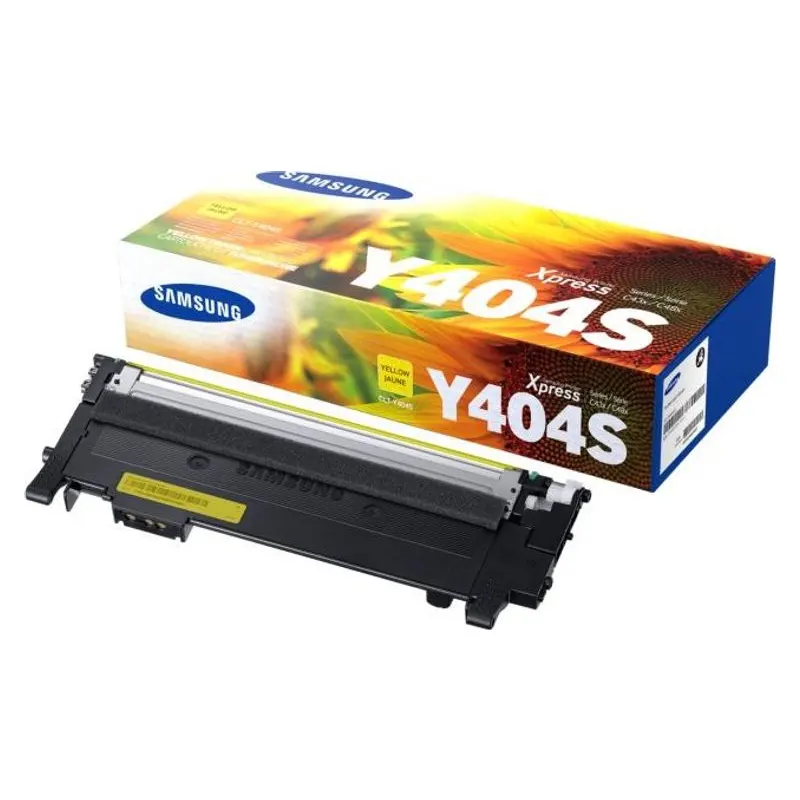 ตลับหมึกโทนเนอร์ Samsung CLT-Y404S สีเหลือง