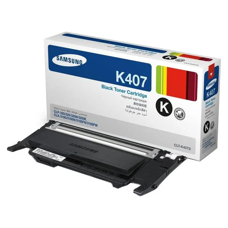 ตลับหมึกโทนเนอร์ Samsung CLT-K407S สีดำ