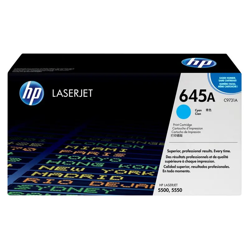 ตลับหมึกโทนเนอร์ HP C9731A สีฟ้า