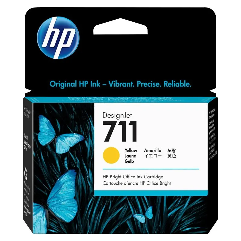 ตลับหมึกอิงค์เจ็ท HP CZ132A สีเหลือง