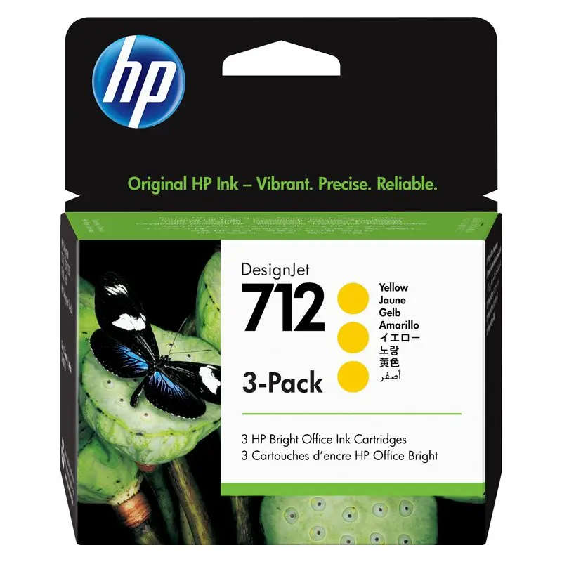 ตลับหมึกอิงค์เจ็ท HP 3ED79A สีเหลือง