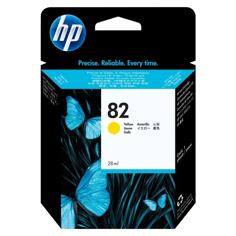 ตลับหมึกอิงค์เจ็ท HP CH568A สีเหลือง
