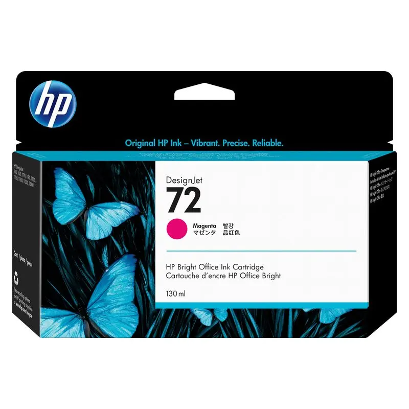 ตลับหมึกอิงค์เจ็ท HP C9372A สีชมพู