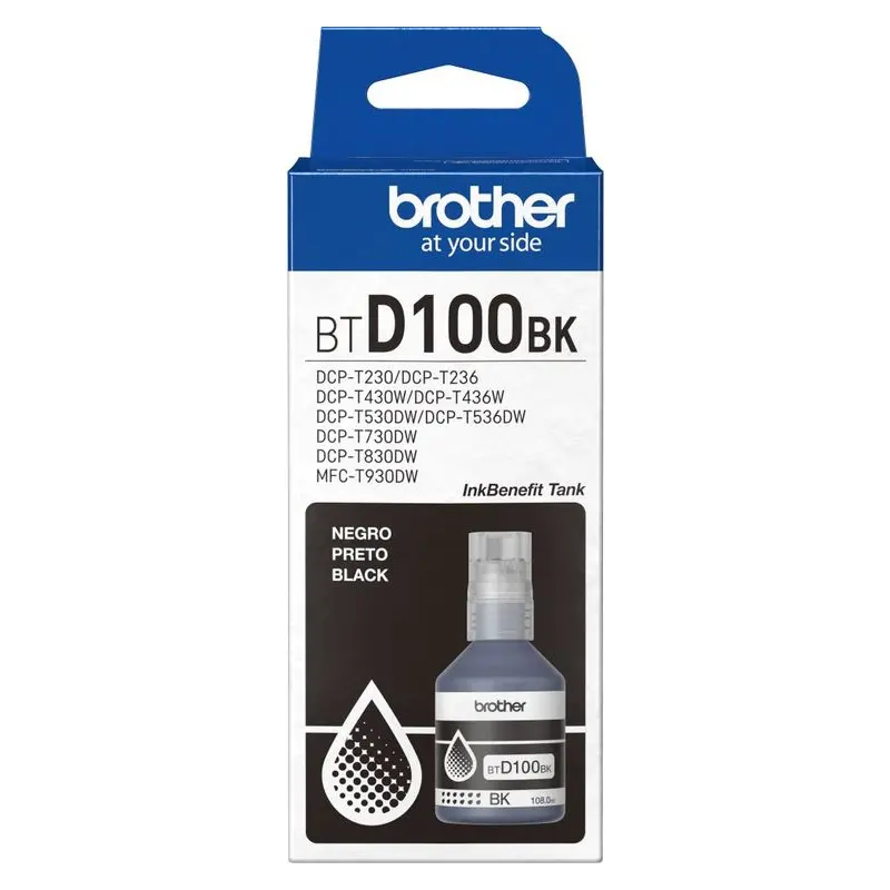 หมึกเติมแบบขวด Brother BT-D100BK สีดำ รูปที่ 2