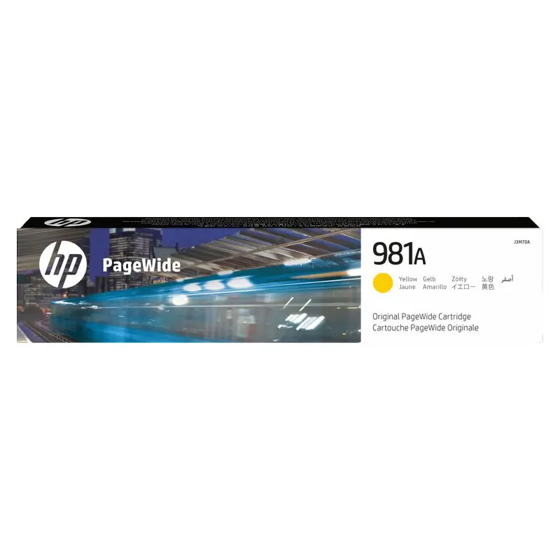 ตลับหมึกอิงค์เจ็ท HP J3M70A สีเหลือง