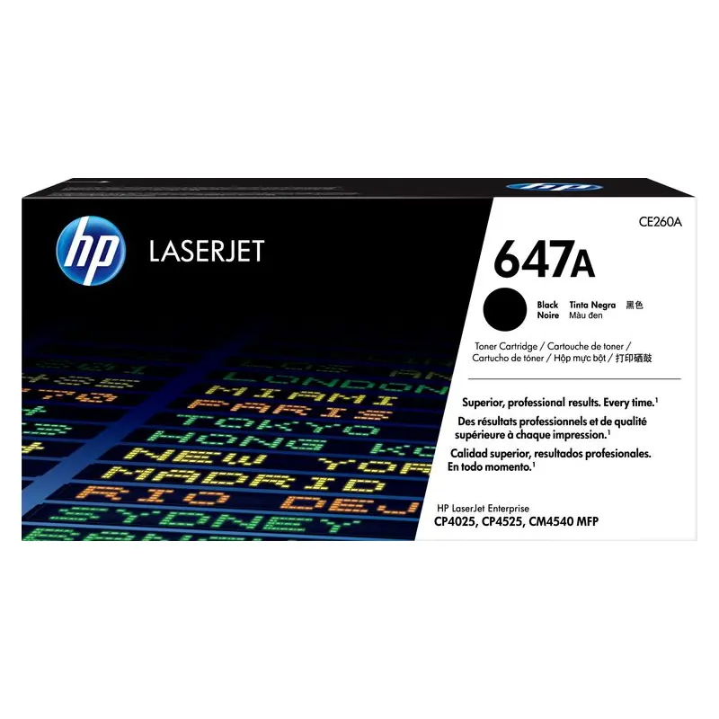 ตลับหมึกโทนเนอร์ HP CE260A สีดำ