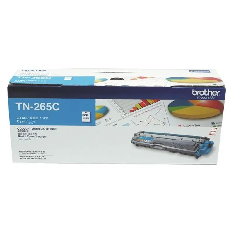 ตลับหมึกโทนเนอร์ Brother TN-265C สีฟ้า