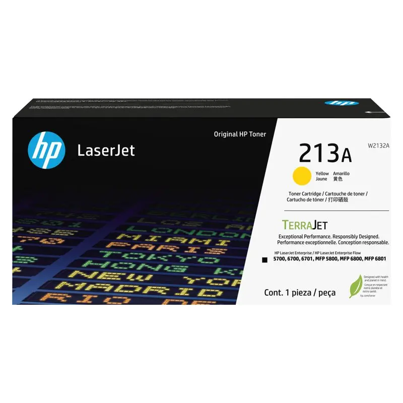ตลับหมึกโทนเนอร์ HP W2132A สีเหลือง