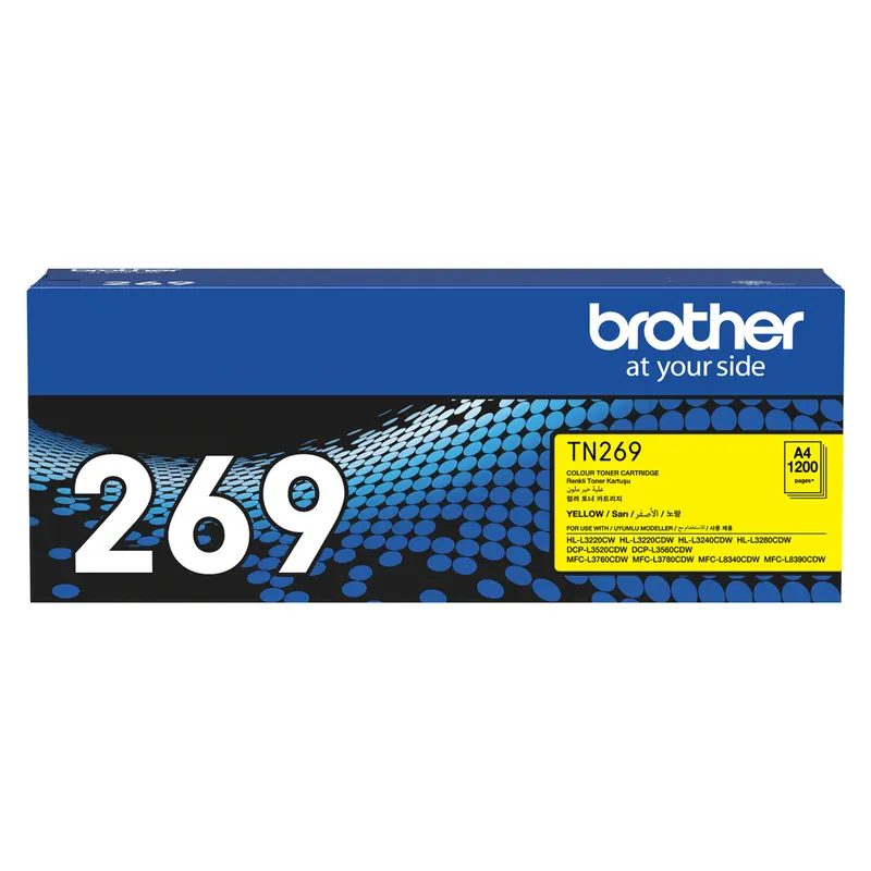 ตลับหมึกโทนเนอร์ Brother TN-269Y สีเหลือง