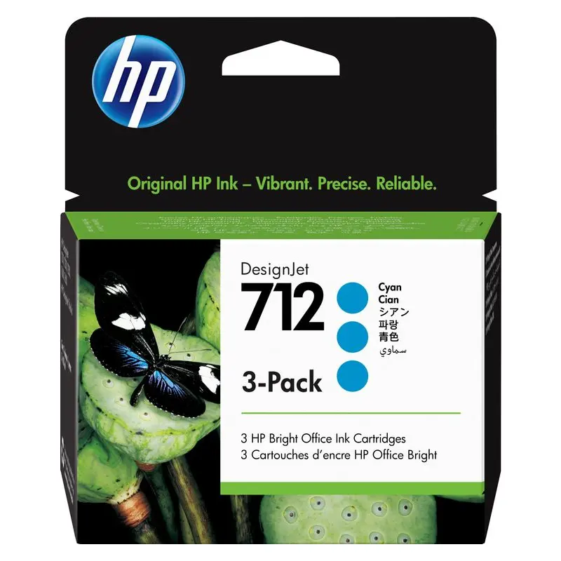 ตลับหมึกอิงค์เจ็ท HP 3ED77A สีฟ้า