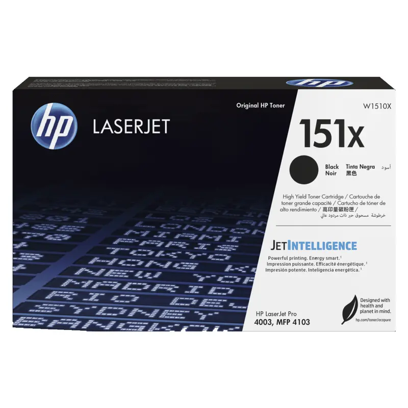 ตลับหมึกโทนเนอร์ HP W1510X สีดำ
