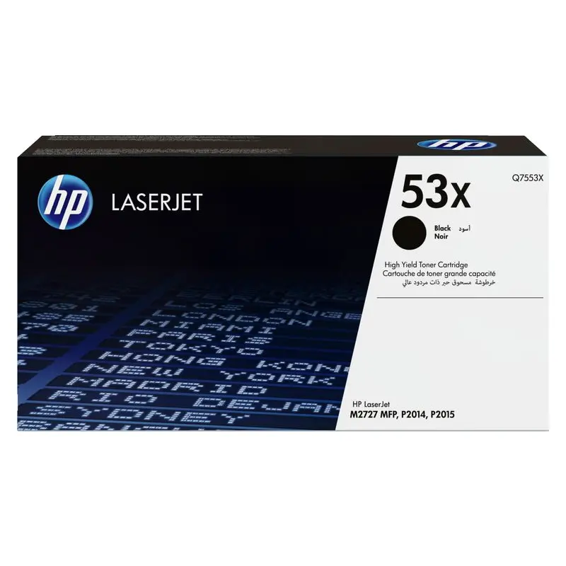 ตลับหมึกโทนเนอร์ HP Q7553X สีดำ