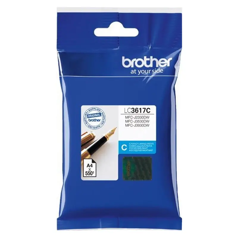 ตลับหมึกอิงค์เจ็ท Brother LC-3617M สีชมพู