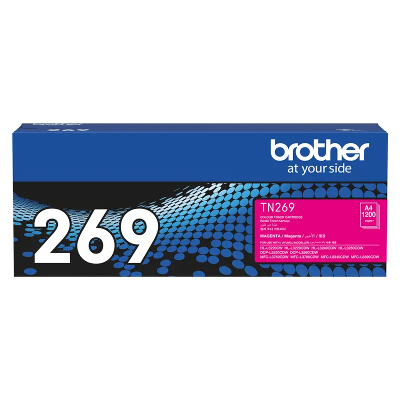 ตลับหมึกโทนเนอร์ Brother TN-269M สีชมพู