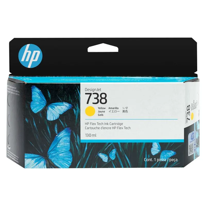 ตลับหมึกอิงค์เจ็ท HP 498N7A สีเหลือง