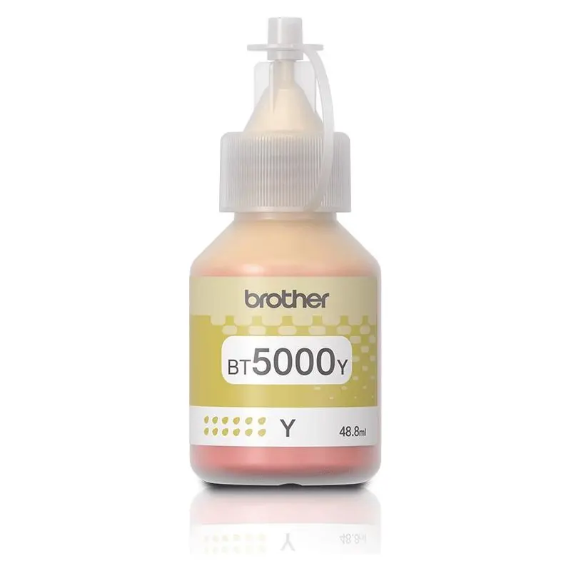 หมึกเติมแบบขวด Brother BT-5000Y สีเหลือง