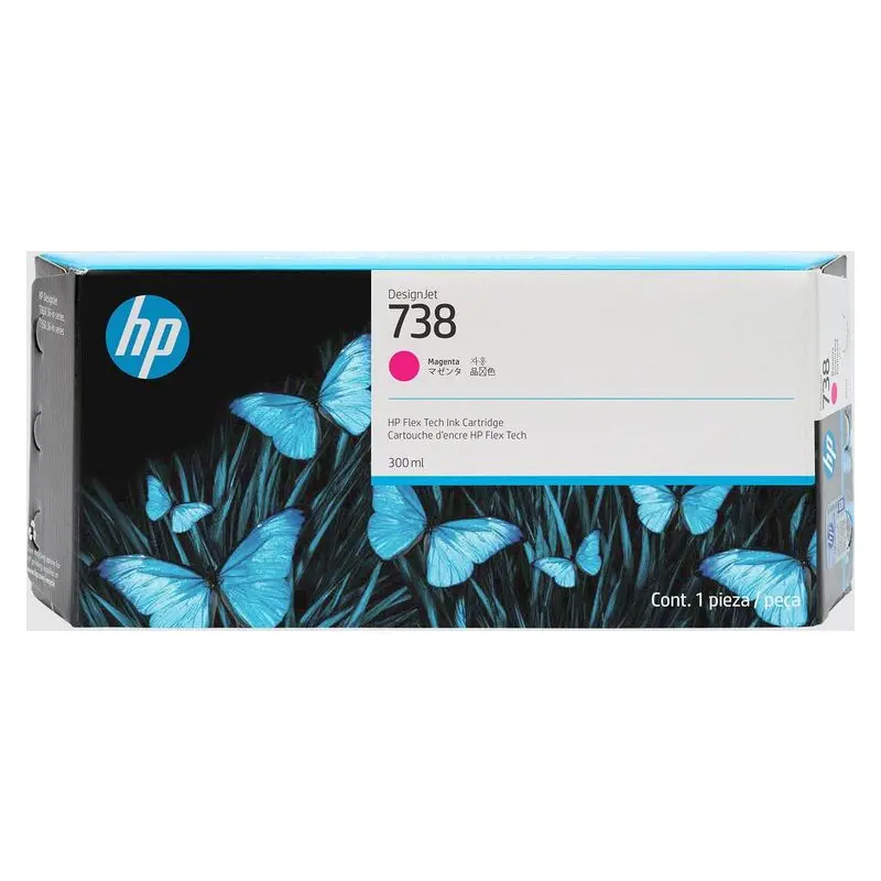 ตลับหมึกอิงค์เจ็ท HP 676M7A สีชมพู