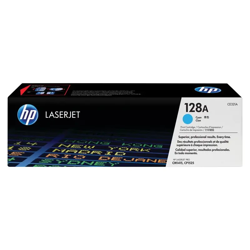 ตลับหมึกโทนเนอร์ HP CE321A สีฟ้า