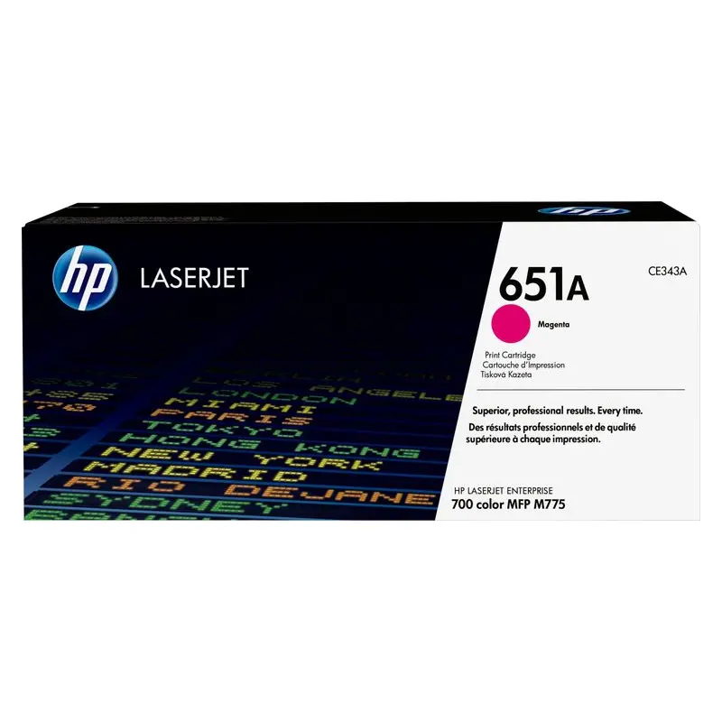 ตลับหมึกโทนเนอร์ HP CE343A สีชมพู