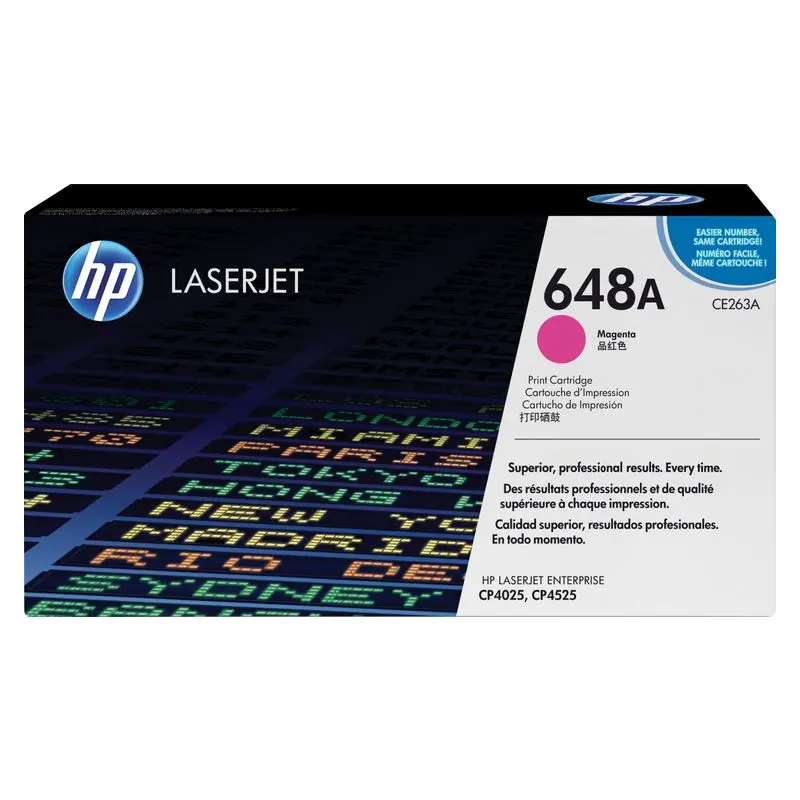 ตลับหมึกโทนเนอร์ HP CE263A สีชมพู