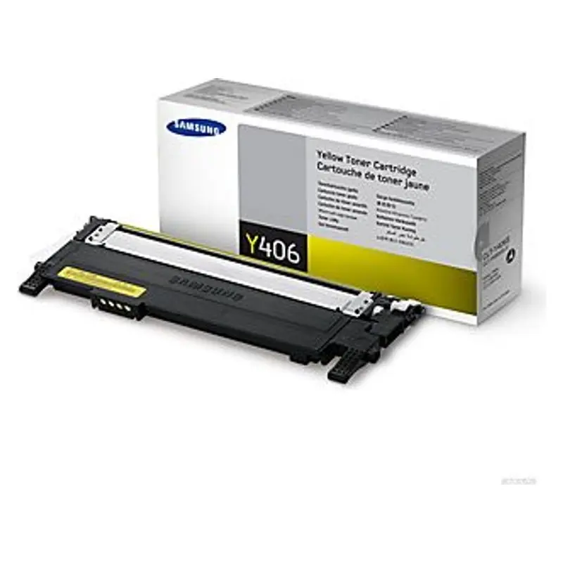 ตลับหมึกโทนเนอร์ Samsung CLT-Y406S สีเหลือง