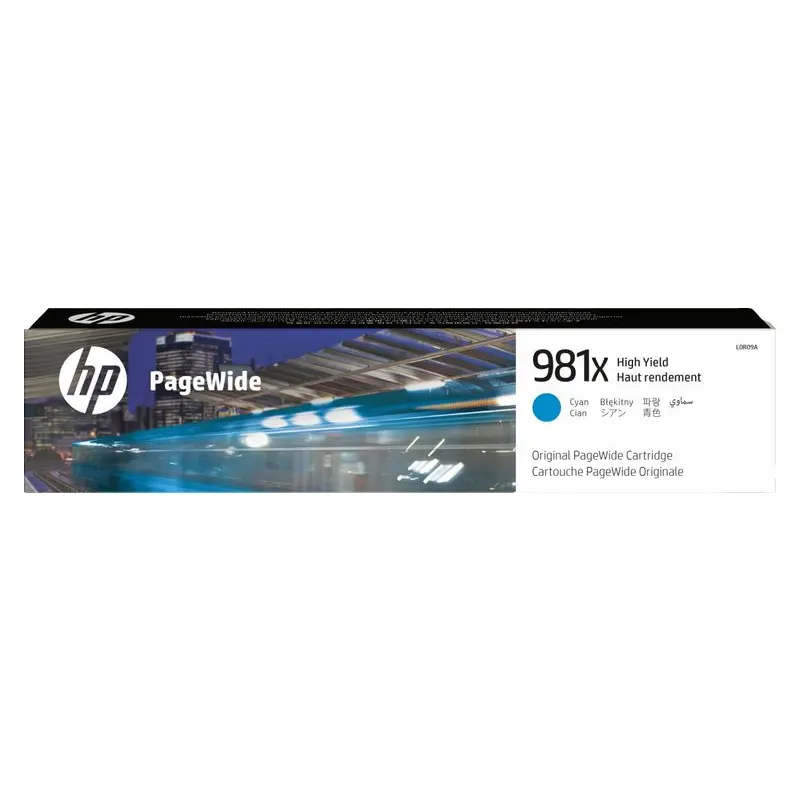 ตลับหมึกอิงค์เจ็ท HP L0R09A สีฟ้า