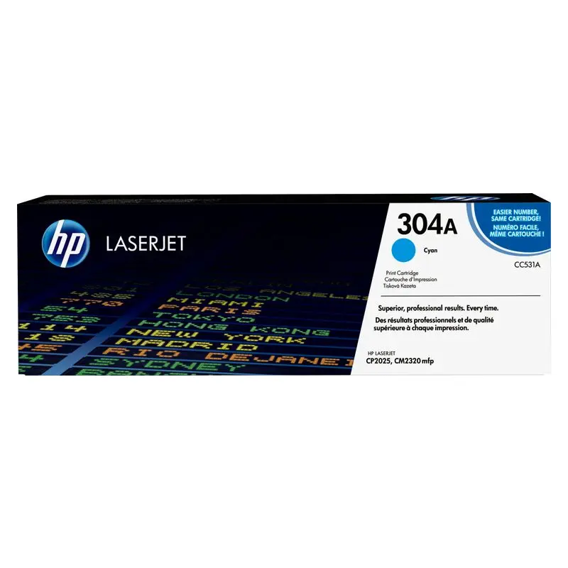 ตลับหมึกโทนเนอร์ HP CC531A สีฟ้า