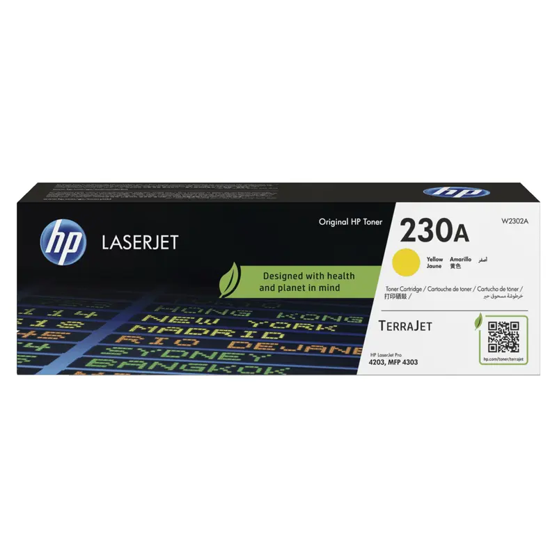 ตลับหมึกโทนเนอร์ HP W2302A สีเหลือง