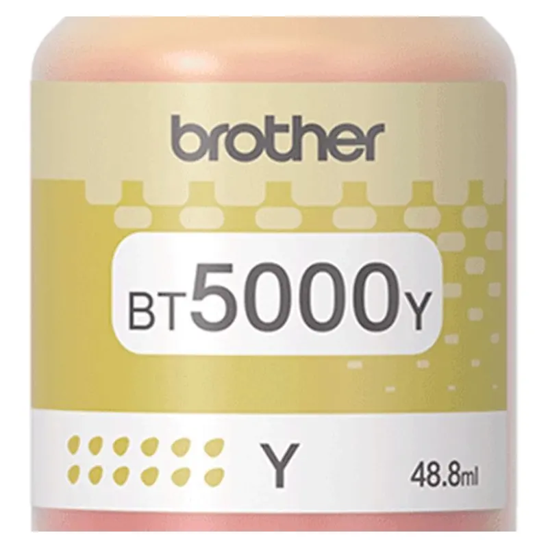 หมึกเติมแบบขวด Brother BT-5000Y สีเหลือง รูปที่ 2