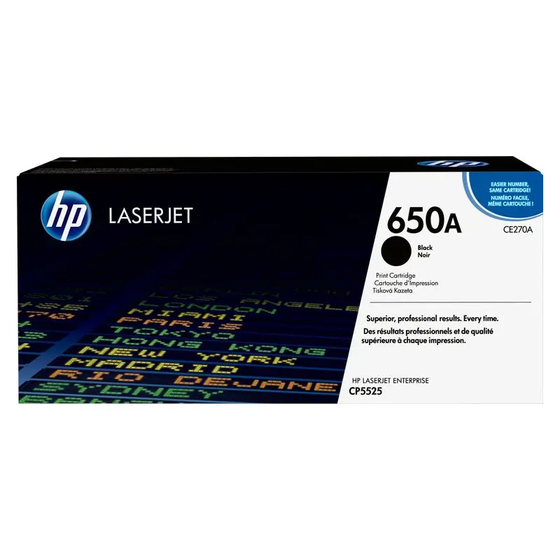 ตลับหมึกโทนเนอร์ HP CE270A สีดำ