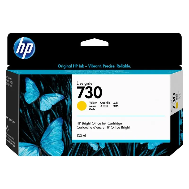ตลับหมึกอิงค์เจ็ท HP P2V64A สีเหลือง